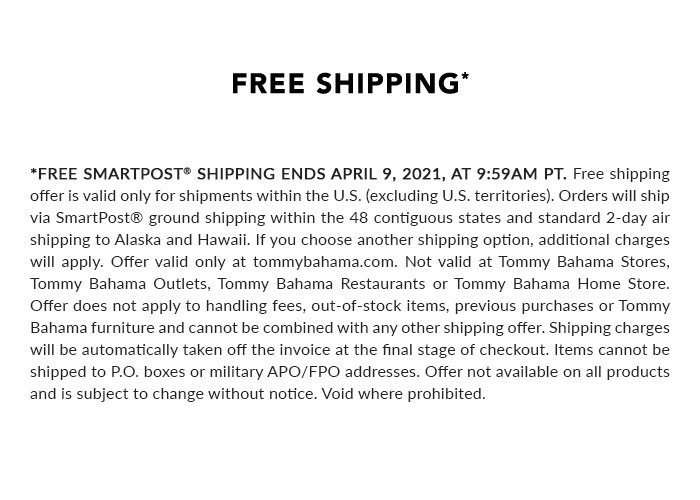 Terms & Conditions for Free Shipping