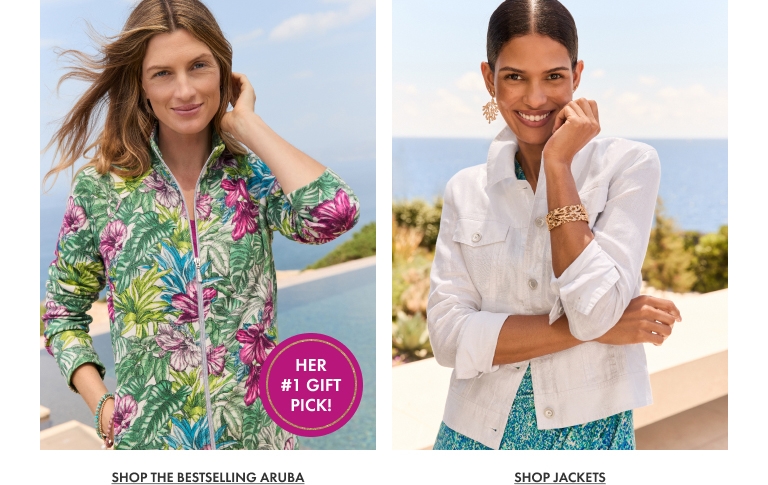 Shop the Bestselling Aruba and Jackets