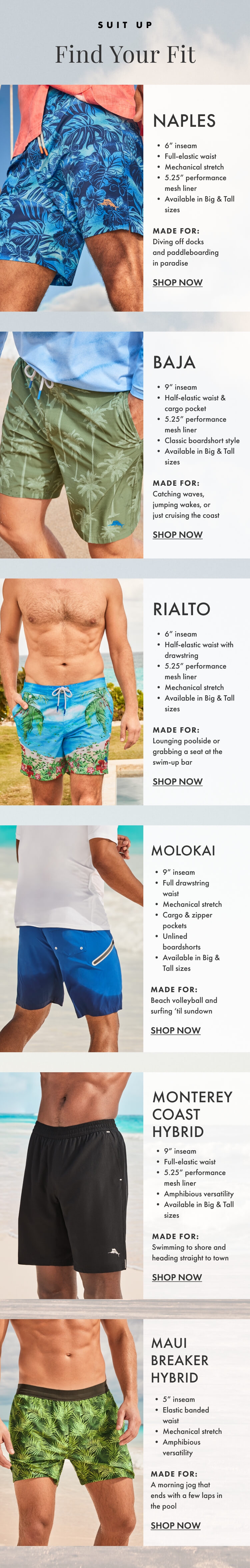 Shop Men's Swim Collection