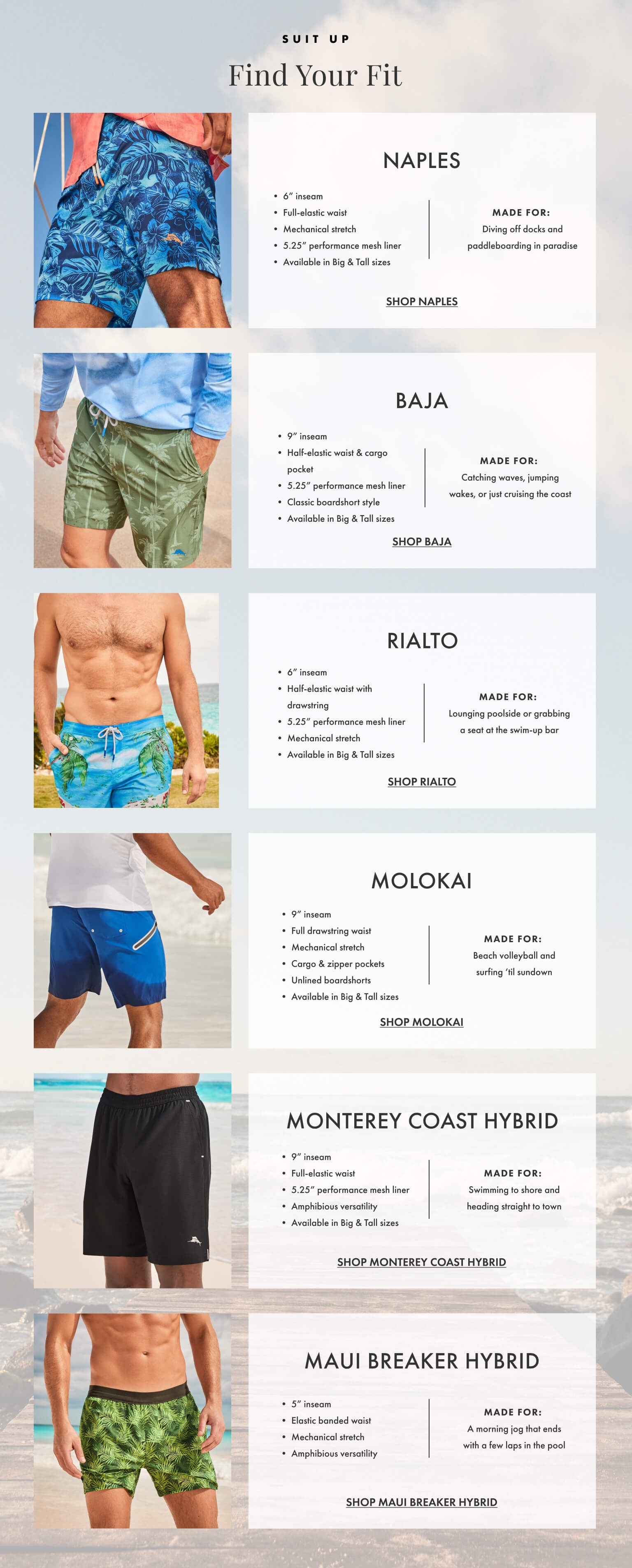 Shop Men's Swim Collection