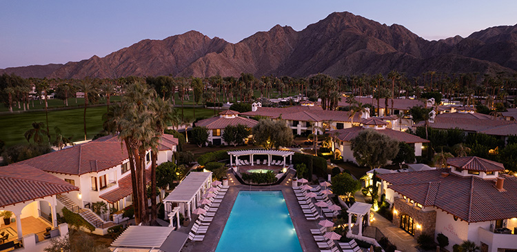 The Miramonte Pool at Dusk