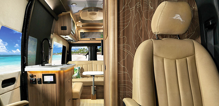 Tommy Bahama Airstream interior