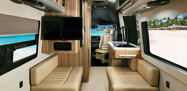 Tommy Bahama Airstream interior