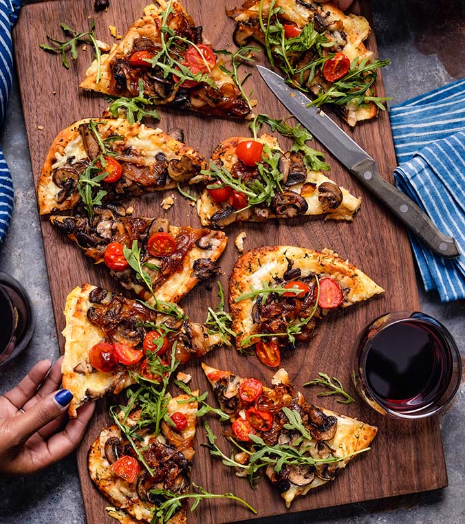 Mushroom Flatbreads